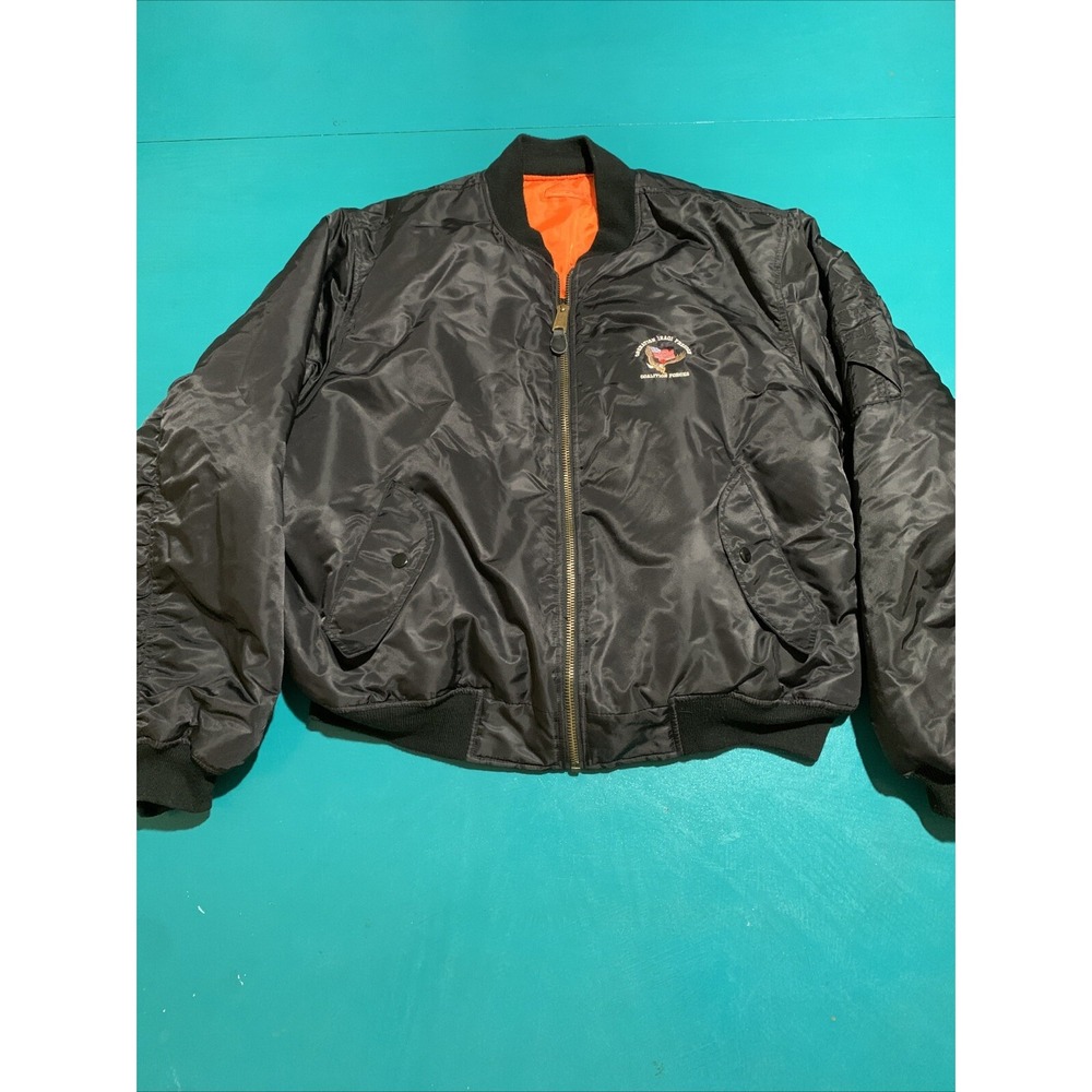 VTG Alpha Industries M1 Flyer Bomber Jacket Operation Iraqi Freedom Size XXL Y2K
